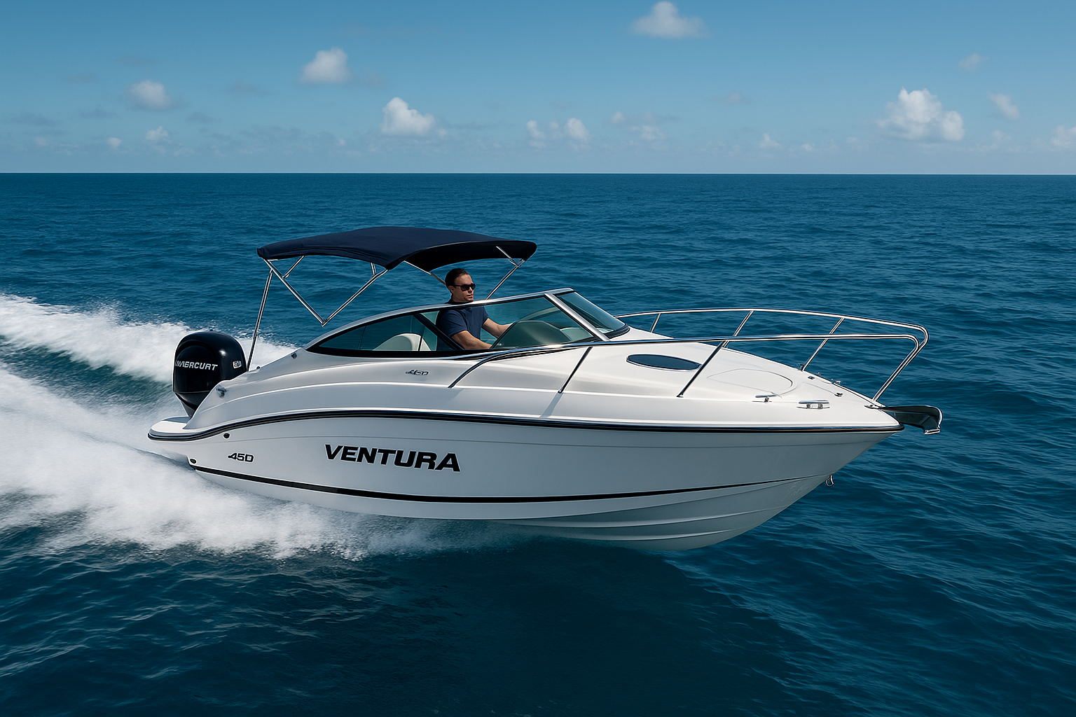 Tudo sobre a lancha Ventura 450: Design, Ficha Técnica, Preço e Vantagens