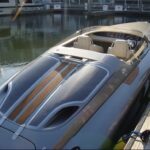 Porshe Fearless 28 para em marina