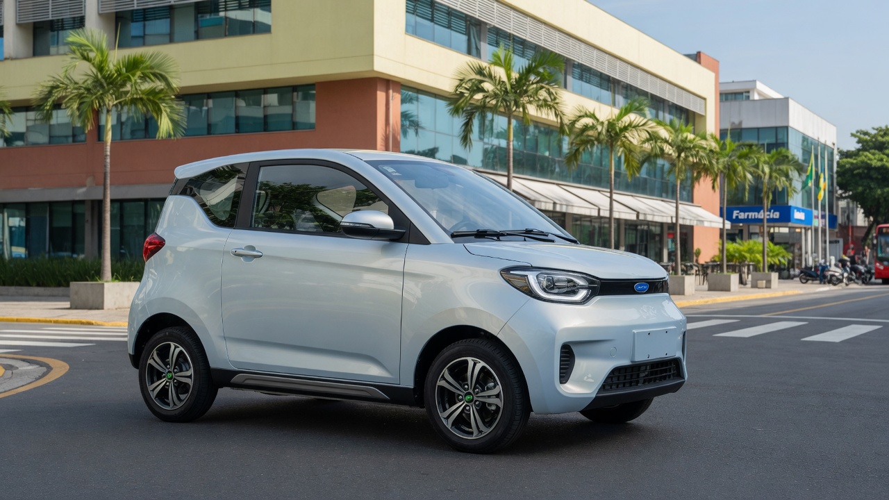 JMEV Emova Easy electric car, Brazil's most affordable EV priced at R$ 69,990