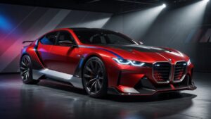 BMW M Concept Neue Klasse - conceito elétrico esportivo com design futurista e linhas agressivas