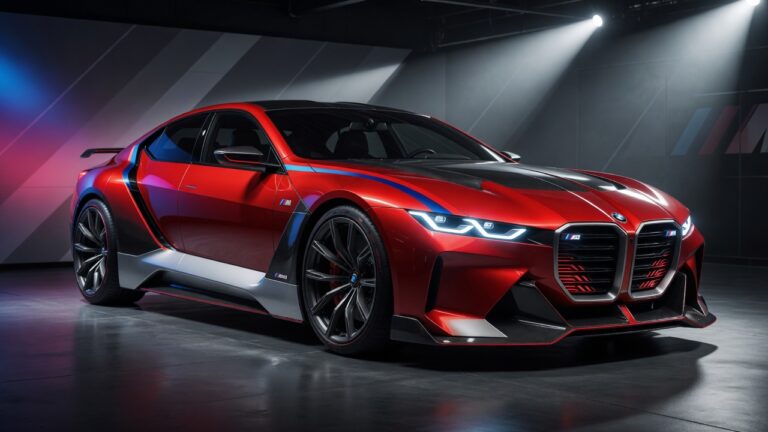 BMW M Concept Neue Klasse - conceito elétrico esportivo com design futurista e linhas agressivas