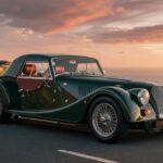 Morgan limited edition coupe sports car in classic British racing green showcasing retro-modern design and premium craftsmanship